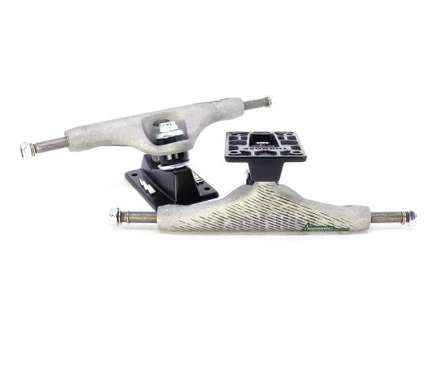 Thunder Skateboard Trucks 147 Lights Optical Raw Black 8" Axles