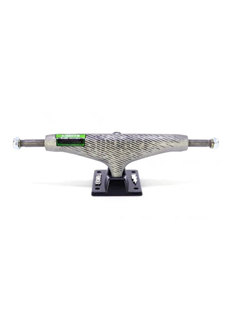 Thunder Skateboard Trucks 147 Lights Optical Raw Black 8" Axles
