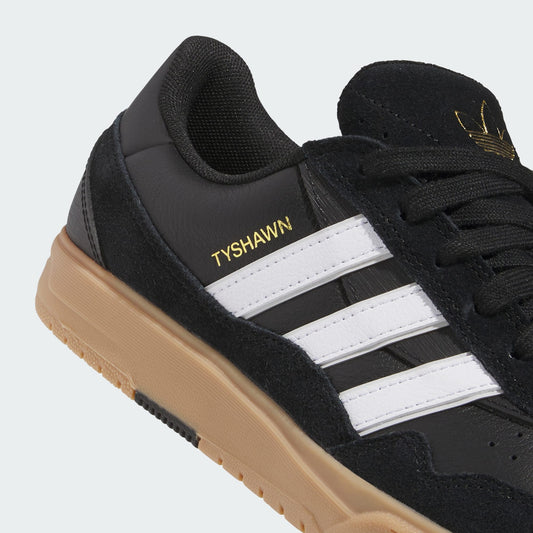 Adidas Shoes Tyshawn II Black White Gum US SIZE Skateboard Sneakers
