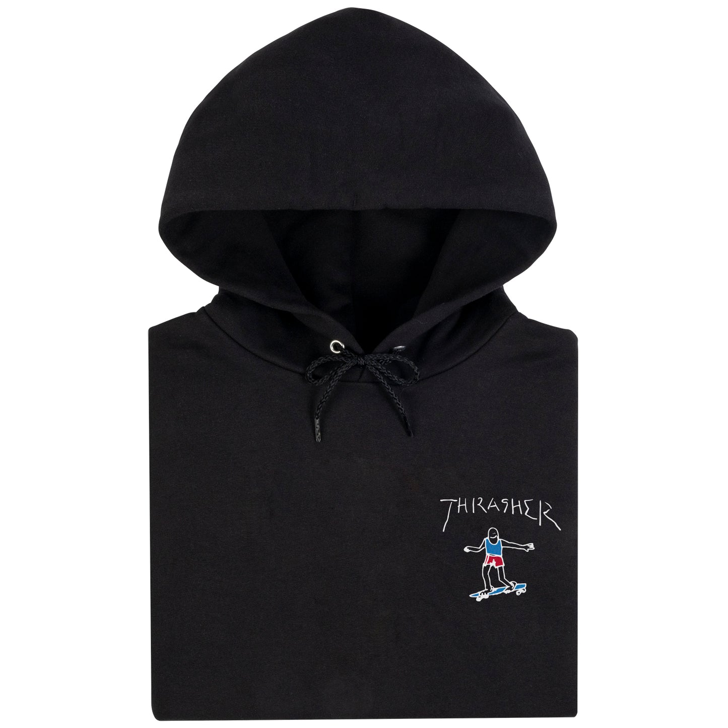 Thrasher Hood Gonz Mini Logo Black Art By The Gonz Skateboard Jumper Sweater