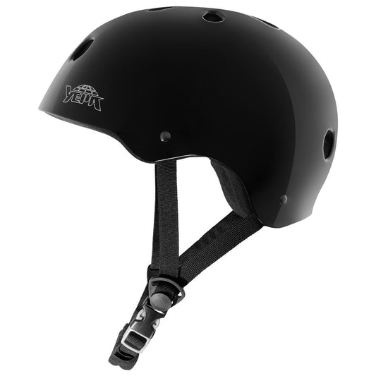 Yepa Helmet T Shell Gloss Black Certified Eps Foam Dual Size Padding