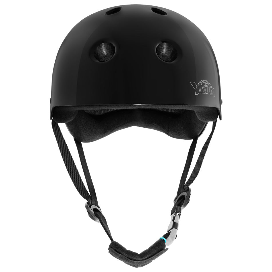 Yepa Helmet T Shell Gloss Black Certified Eps Foam Dual Size Padding