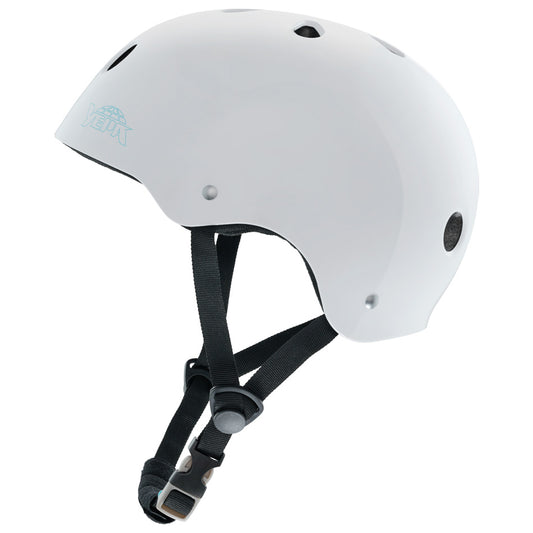 Yepa Helmet T-Shell Gloss White Certified EPS Foam (Dual Size Padding)
