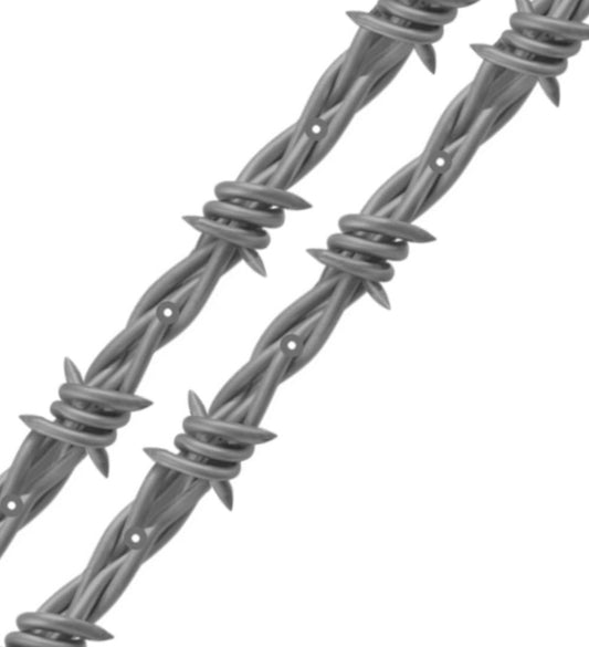 Opera Skateboard Rails Barbwire Grey 13.5" 5-Hole Design