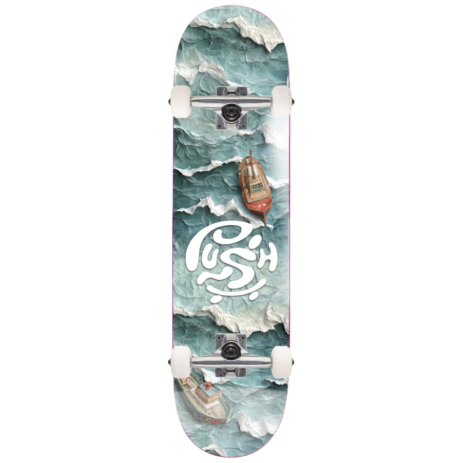 Push Skateboard Complete Ocean Blue 7 Mini