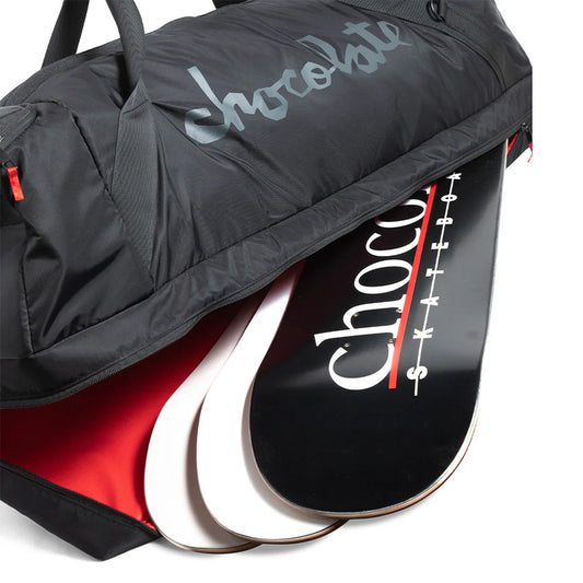 Chocolate Skateboard Duffle Black Skate Travel Gym Bag