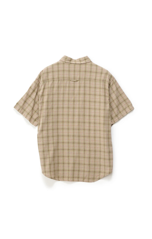 S-Double Shirt Coast SS Sage Green Woven Dress Shirt