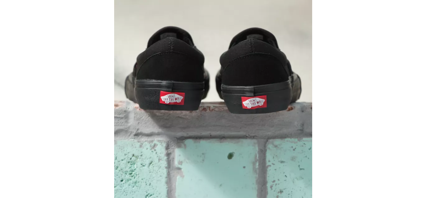 Vans Shoes Slip On Pro Blackout Usa Size Skateboard Sneakers