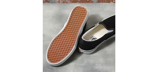 Vans Shoes SKATE Slip-on Black White US SIZE Skateboard Sneakers