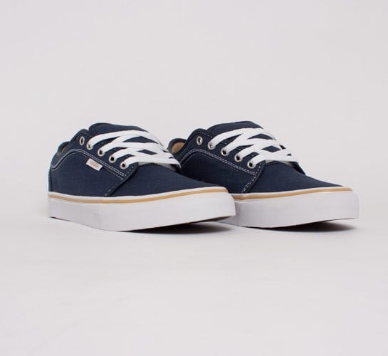Vans Shoes Chukka Low Navy Washed Canvas Us Size Skateboard Sneakers