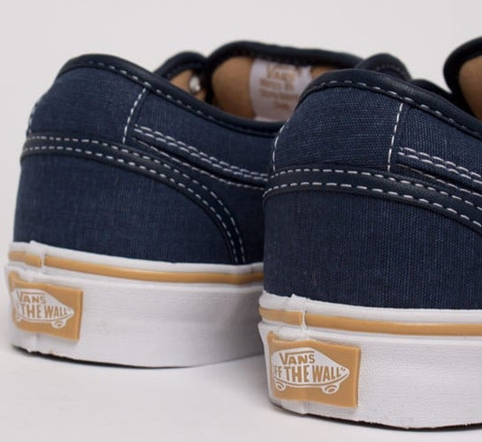 Vans Shoes Chukka Low Navy Washed Canvas Us Size Skateboard Sneakers