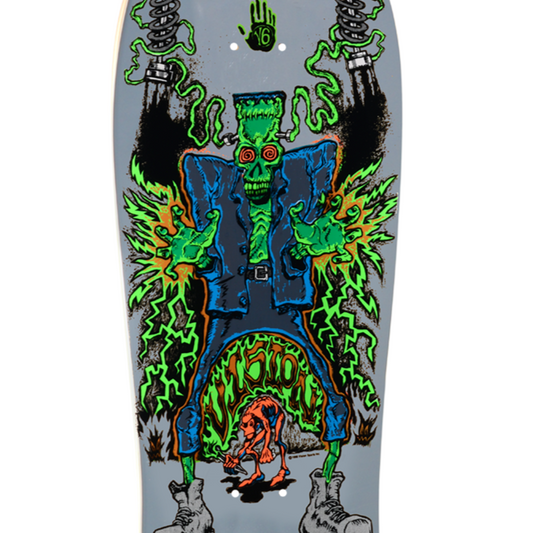 Vision Skateboards Deck Groholski Frankenstein Grey 10 25 Reissue