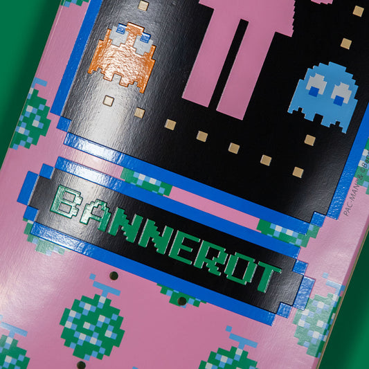 GIRL Skateboard Deck Bannerot Pac-Man 8.25"