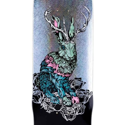 Welcome Skateboards Deck Daniel Vargas Thumper On Effigy Black/Glitter 8.8"