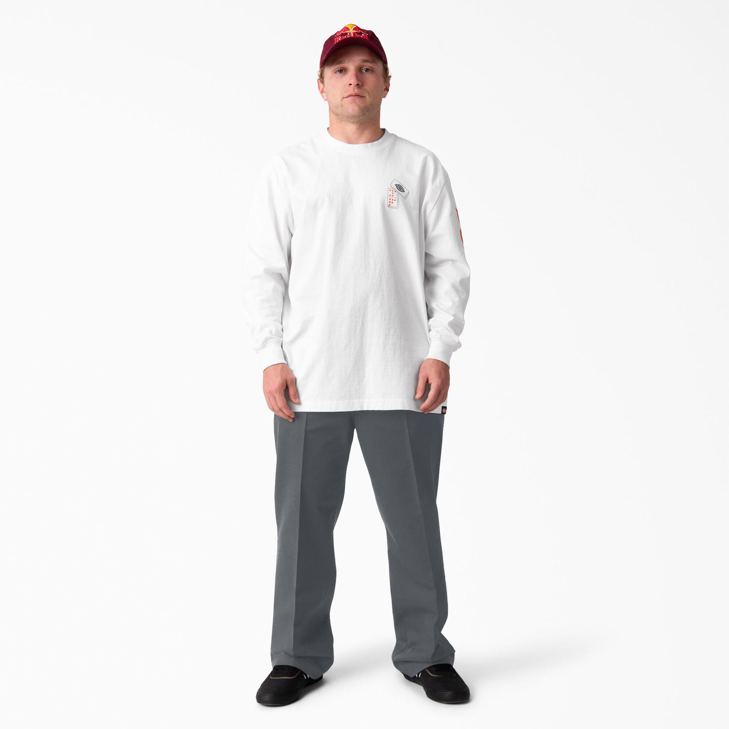 Dickies Pants Jamie Foy Loose Fit Charcoal Wpj01 Skateboard Work Pant