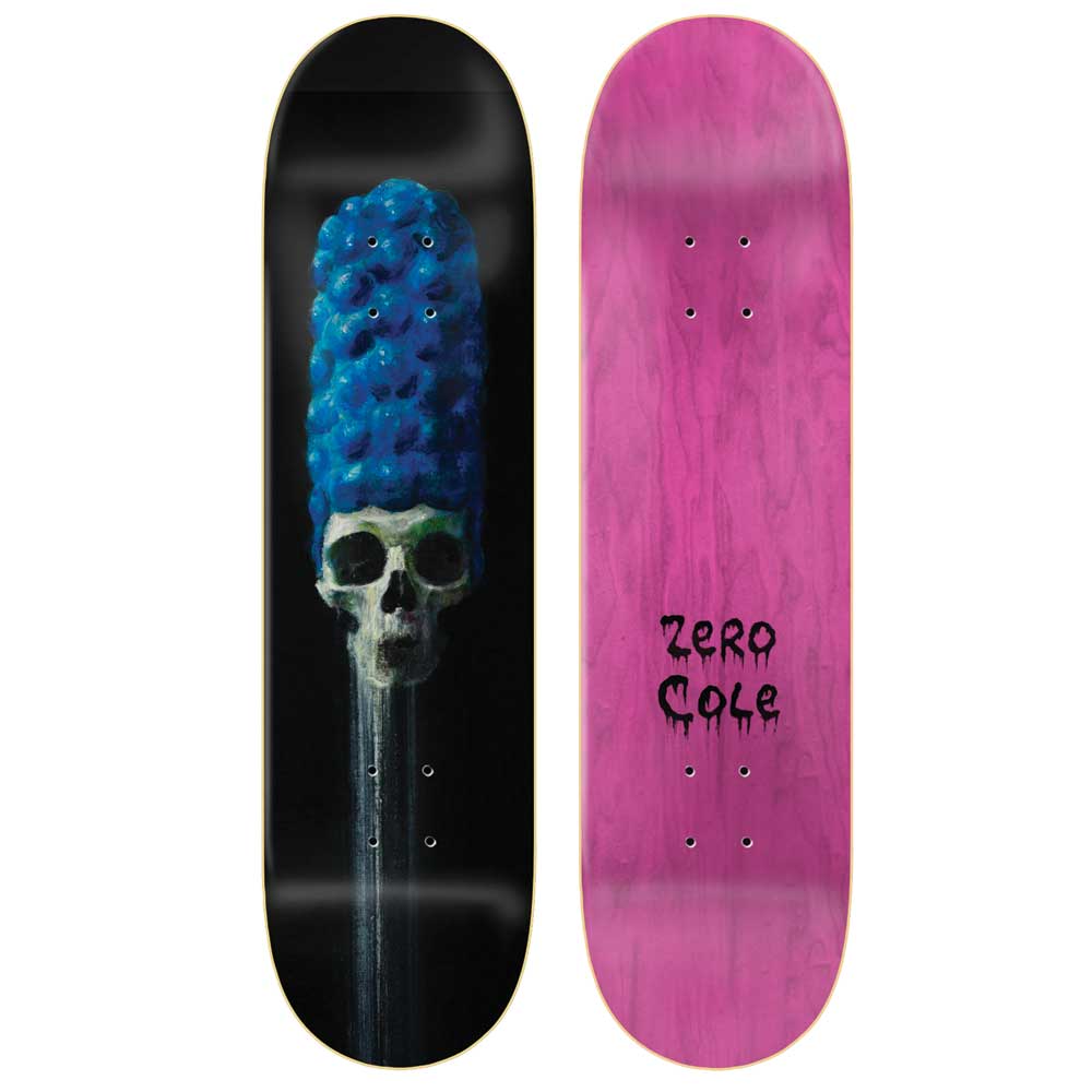 Zero Skateboard Deck Springfield Horror Chris Cole 8 25