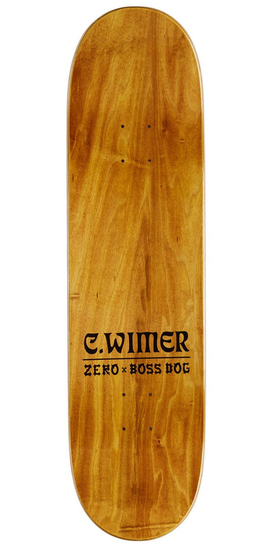 Zero Skateboard Deck Wimer Fought The Law 8 375 Boss Dog Collab
