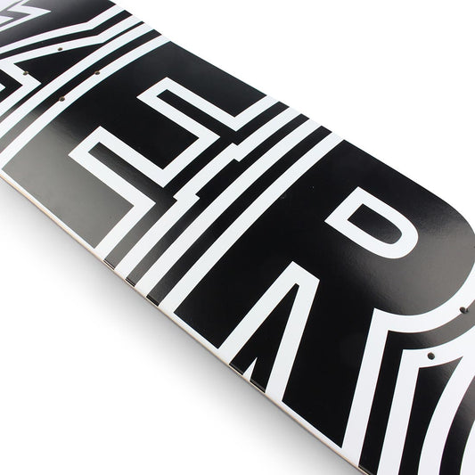 Zero Skateboard Deck Bold R7 Black White 8 25