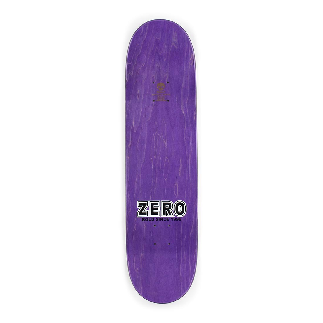 Zero Skateboard Deck Bold R7 Black White 8 25