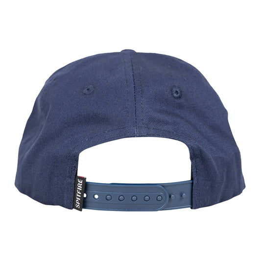 Spitfire Wheels Cap Bighead Navy/Gold Snapback OSFA Skateboard Hat