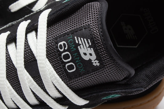 NB Numeric Shoes 600 Tom Knox Black White US SIZE Skateboard Sneakers