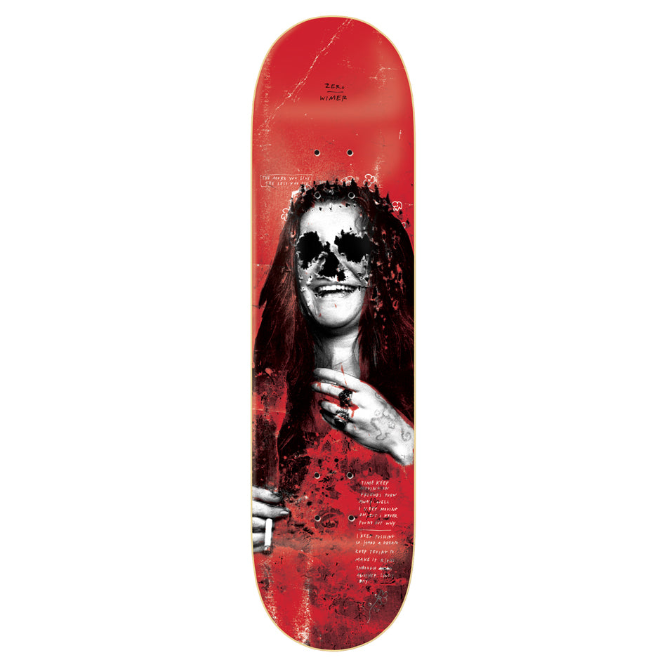 Zero Skateboard Deck Chris Wimer 27 Club 8 375