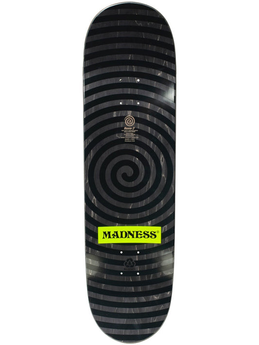 Madness Skateboard Deck Vision R7 Slick Black/Multi 8.625"