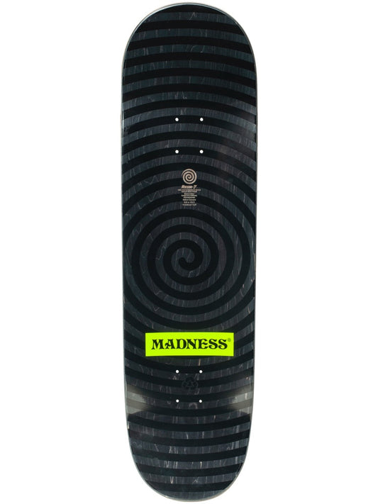 Madness Skateboard Deck Darkness R7 Black 9"