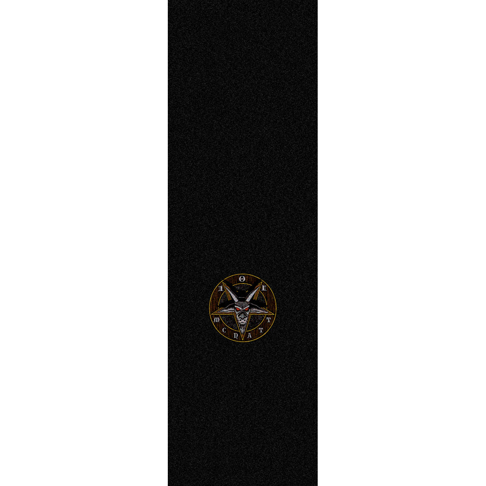 101 Skateboards Grip Tape Adam McNatt Star Of Satan Black 10" Full Deck Griptape
