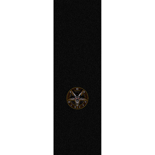101 Skateboards Grip Tape Adam McNatt Star Of Satan Black 10" Full Deck Griptape