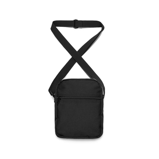 Kingpin Skate Supply Satchel Leather Box Patch Black Crossbody Pack