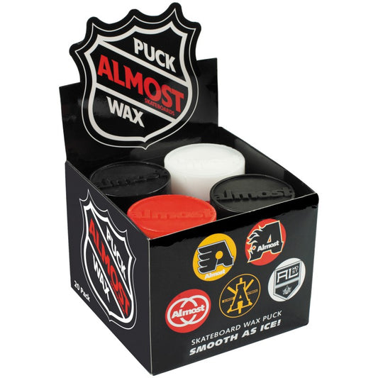 Almost Skateboards Wax Puck Black