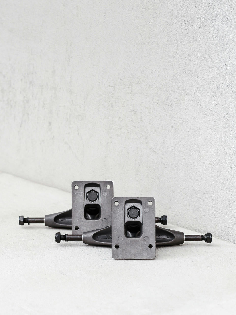 Slant Skateboard Trucks Matte Black 5.375" Standard 8.25" Axles