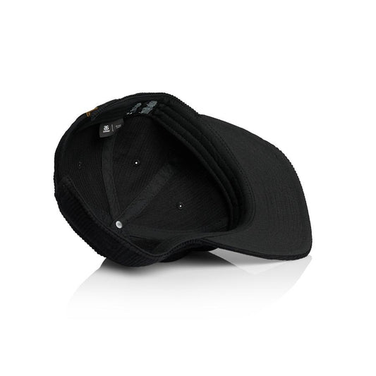 Kingpin Skate Supply Cap Class Cord Black Strapback Skateboard Hat