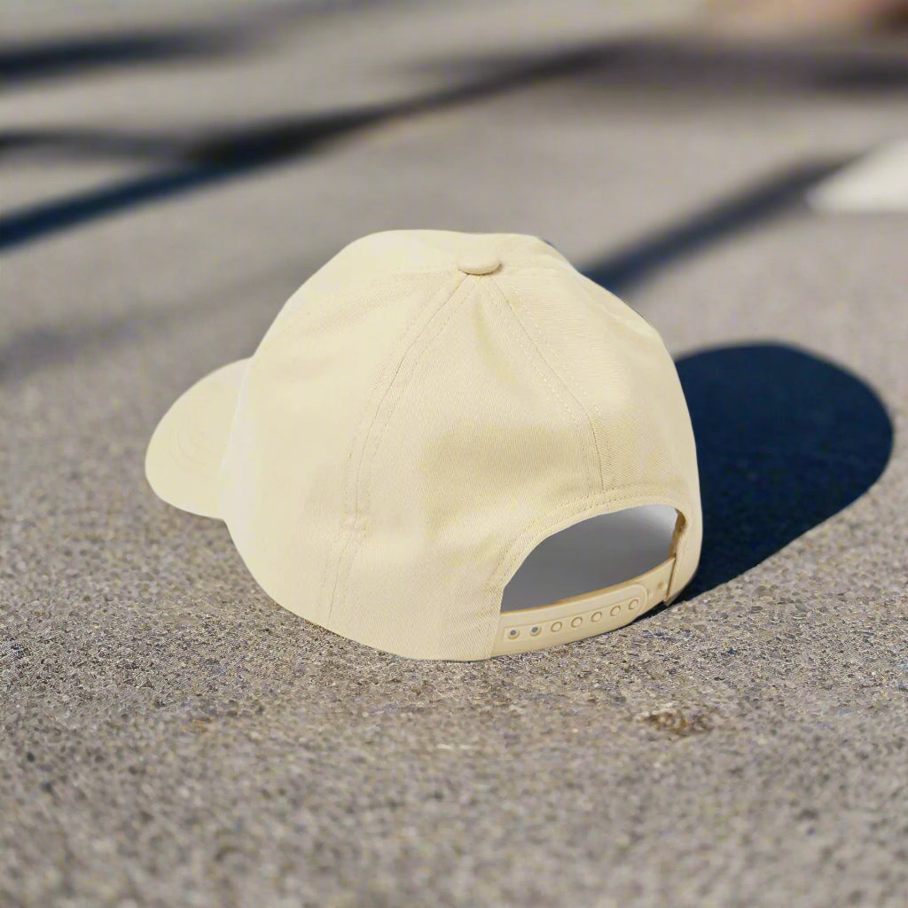 Kingpin Skate Supply Cap Black Label Khaki Snapback Jockey Skateboard Hat