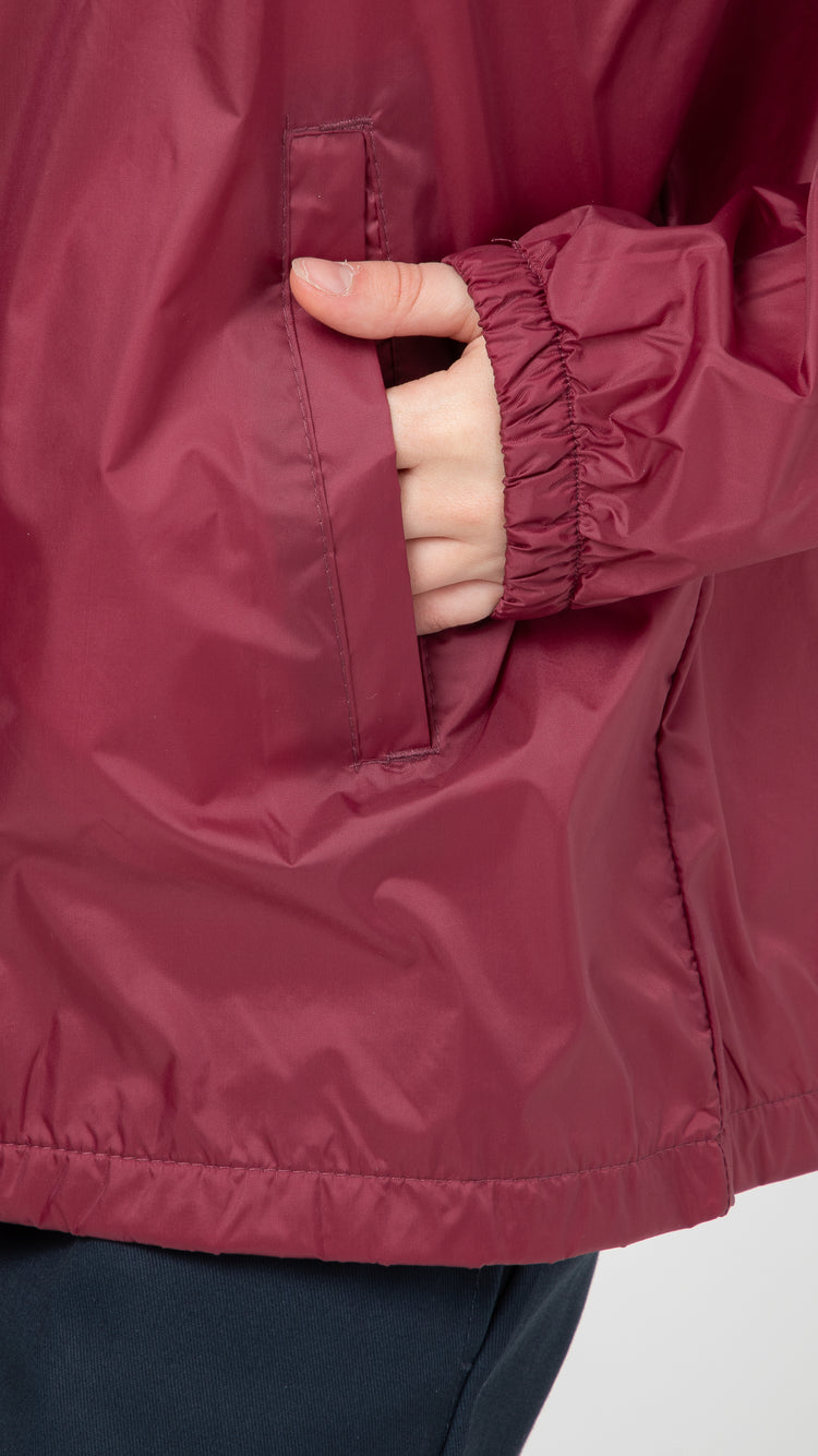 Passport Jacket Port Coach Maroon Pass~Port Skateboards Windbreaker