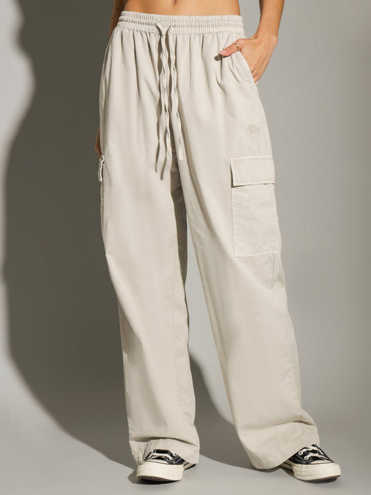Stussy Womens Drew Cargo Beach Pant Sand