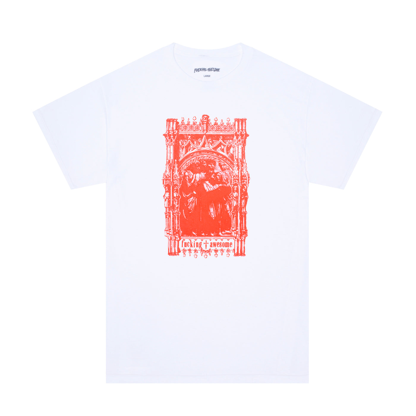Fucking Awesome Tee Cathedral White FA Skateboard T-Shirt