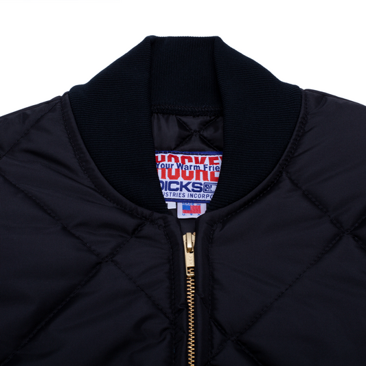 Hockey Insulated Jacket Black Zip Up