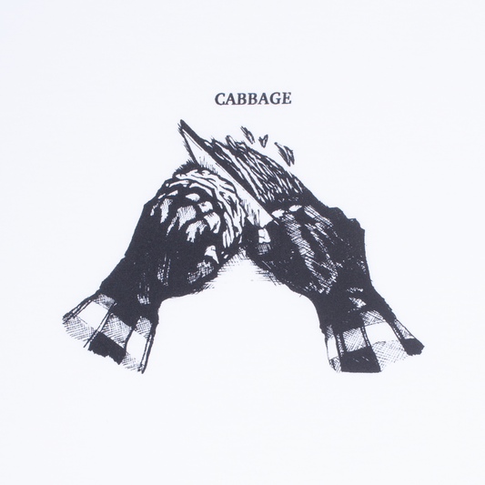 Hockey Tee Cabbage White Skateboard T-Shirt