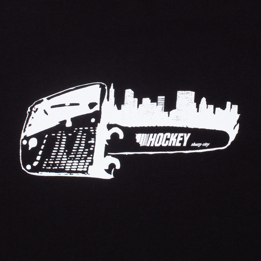 Hockey Hood Sharp City Black Skateboard Hoodie Hoody