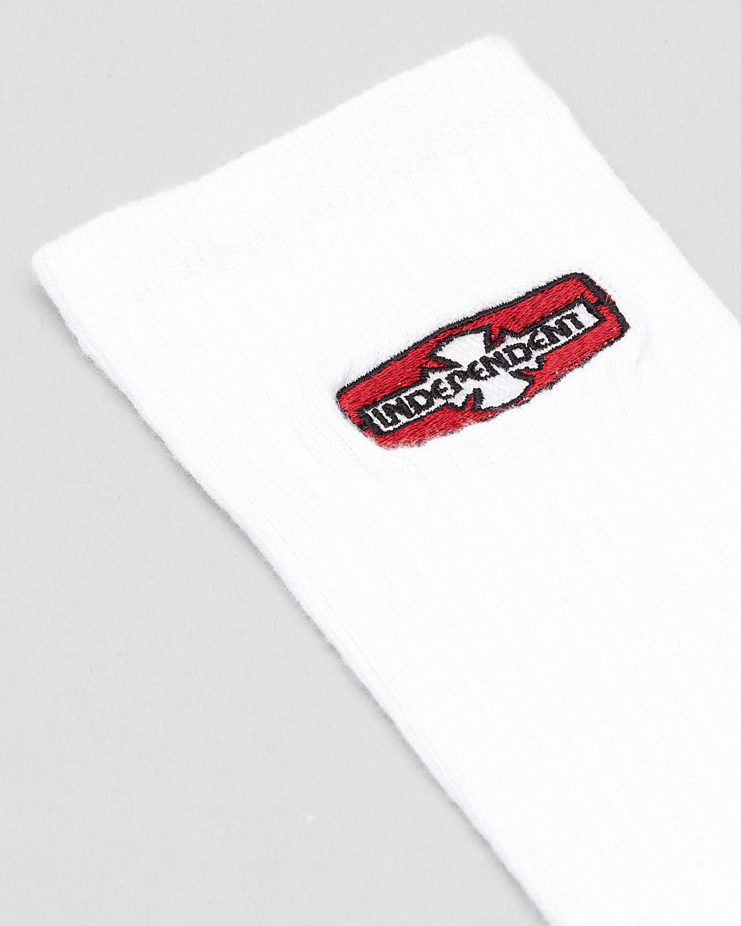 Indy Socks 4 Pack O.G.B.C RIGID White Crew Size 6-10 Independent Skateboard Sox