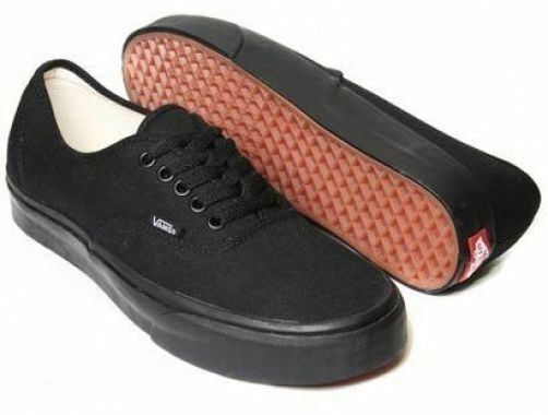 Vans Shoes Authentic Black Black Classic Skate Board USA SIZE Sneakers