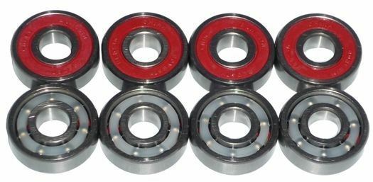 Bones Skateboard Bearings Reds 8pk Skate Rated