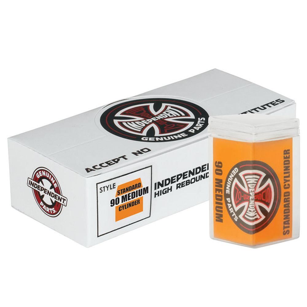 Independent Bushings 90A Medium Orange Indy Bushings Skateboard Truck Rubbers