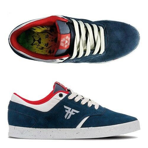 Fallen Shoes The Vibe Midnight Blue Newsprint Tommy Sandoval US SIZE Sneakers