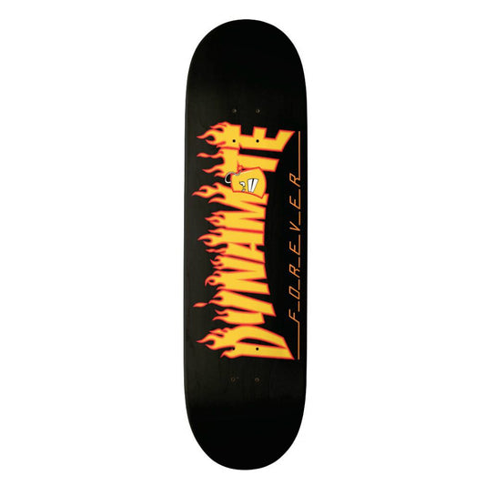 Dynamite Forever Skateboard Deck Thrashed Black