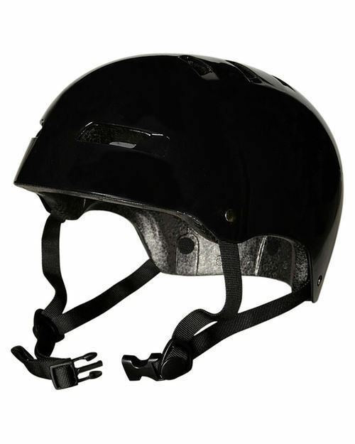 Globe Slant Helmet Gloss Black Skateboard Free Ride Lid
