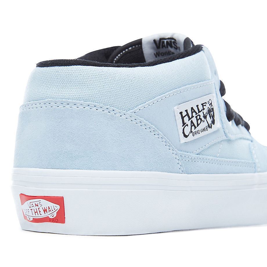 Vans Shoes Half Cab PRO Baby Blue White USA SIZE Caballero Skateboard Sneakers