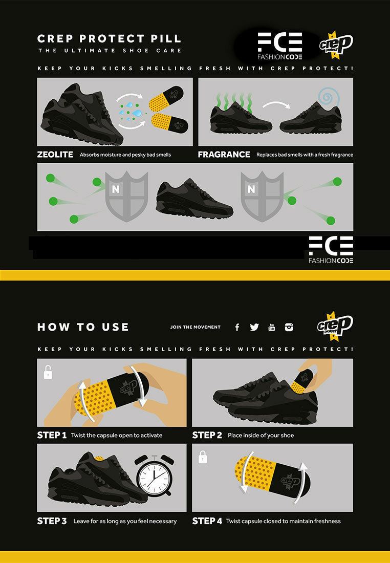 Crep Protect Pill The Ultimate Shoe Freshener & Sneaker Deodoriser Pills
